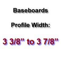 Profile Width: 3 3/8'' to 3 7/8''