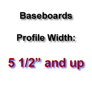 Profile Width: 5 1/2'' and up