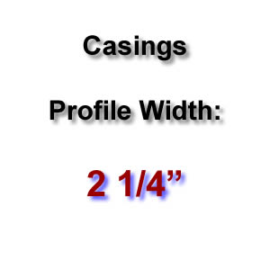 Profile Width: 2 1/4''
