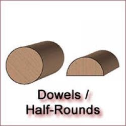 Dowel and Half Round Molding Knives