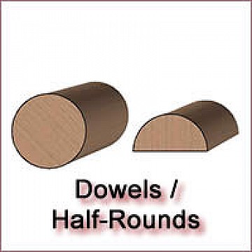 Dowel and Half Round Molding Knives