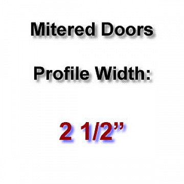 Profile Width: 2 1/2'' Profile Width: 2 1/2''