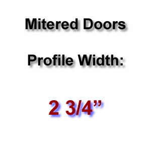 Profile Width: 2 3/4''