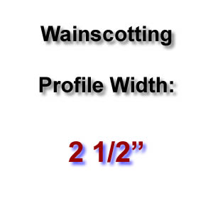 Profile Width: 2 1/2''