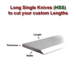 Long Single Knife Bars to cut your own lengths (HSS)