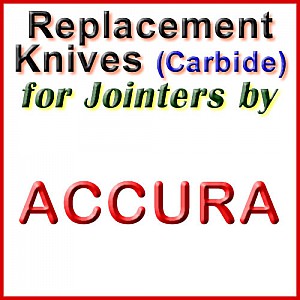 Replacement Blades (Carbide) for Jointers by Accura