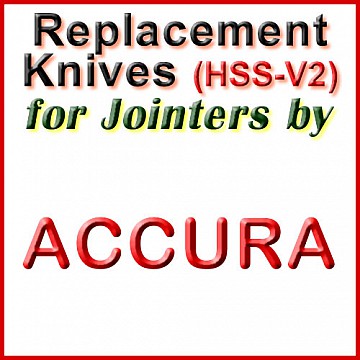 Replacement Blades (HSS) for Jointers by Accura Replacement Blades (HSS) for Jointers by Accura