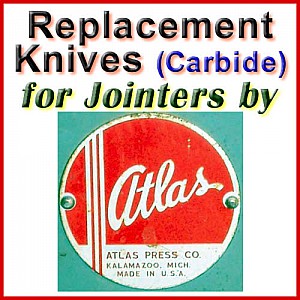 Replacement Blades (Carbide) for Jointers by Atlas Press