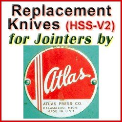Replacement HSS-V2 Knives for Jointers by Atlas Press