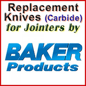 Replacement Blades (Carbide) for Jointers by Baker