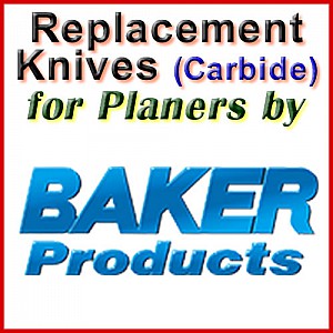 Replacement Blades (Carbide) for Planers by Baker