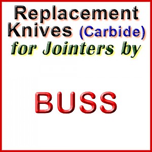 Replacement Blades (Carbide) for Jointers by Buss