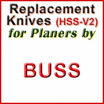 Replacement Blades (HSS) for Planers by Buss