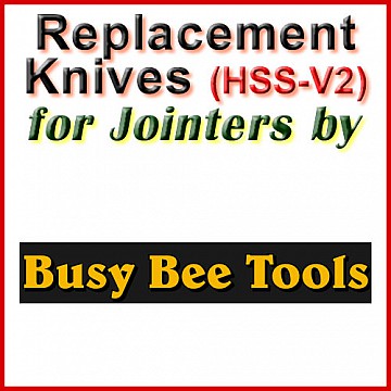Replacement Blades (HSS) for Jointers by Busy Bee