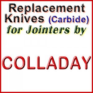 Replacement Blades (Carbide) for Jointers by Colladay