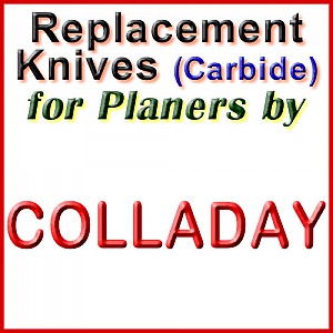 Replacement Blades (Carbide) for Planers by Colladay