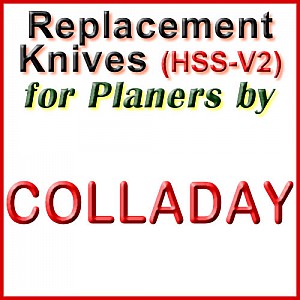 Replacement HSS-V2 Knives for Planers by Colladay Replacement HSS-V2 Knives for Planers by Colladay