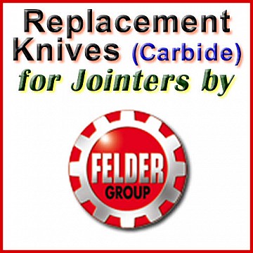 Replacement Blades (Carbide) for Jointers by Felder