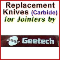 Replacement Blades (Carbide) for Jointers by Gee-Tech