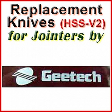 Replacement Blades (HSS) for Jointers by Gee-Tech