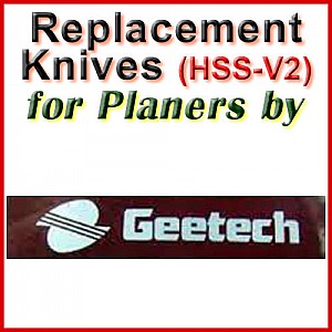 Replacement HSS-V2 Knives for Planers by Gee-Tech Replacement HSS-V2 Knives for Planers by Gee-Tech