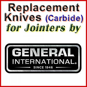 Replacement Blades (Carbide) for Jointers by General International