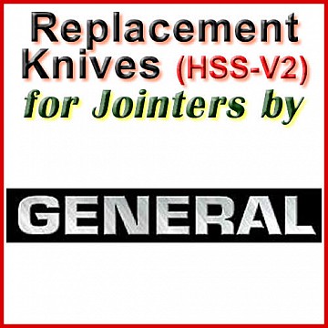 Replacement Blades (HSS) for Jointers by General Replacement Blades (HSS) for Jointers by General