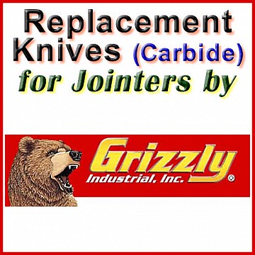 Replacement Blades (Carbide) for Jointers by Grizzly