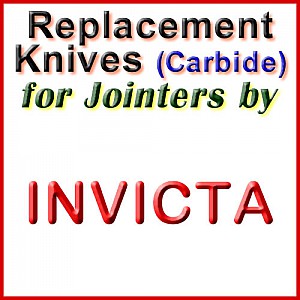 Replacement Blades (Carbide) for Jointers by Invicta