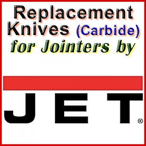 Replacement Blades (Carbide) for Jointers by Jet