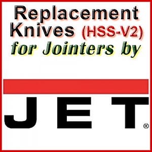 Replacement HSS-V2 Knives for Jointers by Jet Replacement HSS-V2 Knives for Jointers by Jet