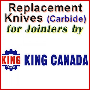 Replacement Blades (Carbide) for Jointers by King Canada