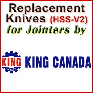 Replacement HSS-V2 Knives for Jointers by King Canada Replacement HSS-V2 Knives for Jointers by King Canada