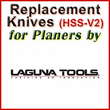 Replacement Blades (HSS) for Planers by Laguna