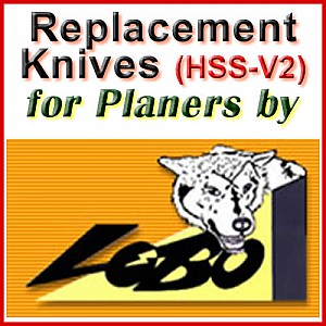 Replacement HSS-V2 Knives for Planers by Lobo Replacement HSS-V2 Knives for Planers by Lobo