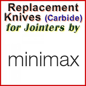 Replacement Blades (Carbide) for Jointers by MiniMax