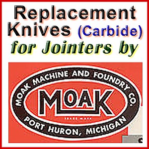 Replacement Blades (Carbide) for Jointers by Moak