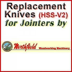 Replacement HSS-V2 Knives for Jointers by Northfield Replacement HSS-V2 Knives for Jointers by Northfield