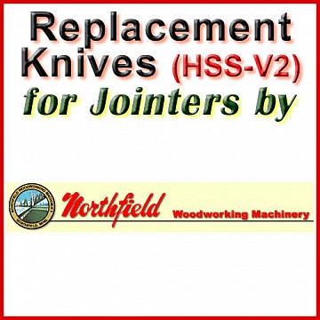 Replacement Blades (HSS) for Jointers by Northfield Replacement Blades (HSS) for Jointers by Northfield