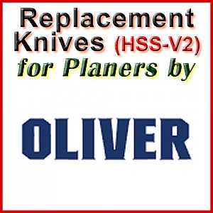 Replacement HSS-V2 Knives for Planers by Oliver Replacement HSS-V2 Knives for Planers by Oliver