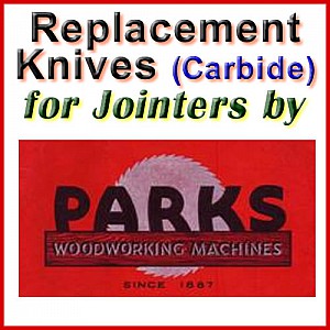 Replacement Blades (Carbide) for Jointers by Parks