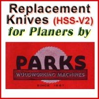 Replacement HSS-V2 Knives for Planers by Parks