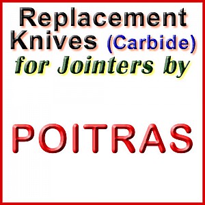 Replacement Blades (Carbide) for Jointers by Poitras