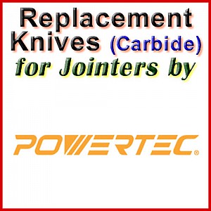 Replacement Blades (Carbide) for Jointers by Powertec