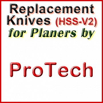 Replacement Blades (HSS) for Planers by ProTech