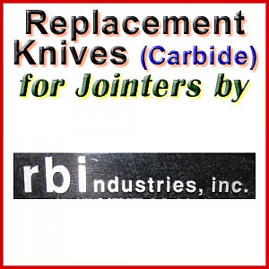 Replacement Blades (Carbide) for Jointers by RBI