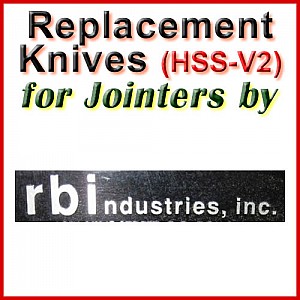 Replacement HSS-V2 Knives for Jointers by RBI Replacement HSS-V2 Knives for Jointers by RBI