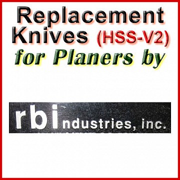 Replacement Blades (HSS) for Planers by RBI Replacement Blades (HSS) for Planers by RBI