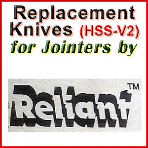 Replacement HSS-V2 Knives for Jointers by Reliant Replacement HSS-V2 Knives for Jointers by Reliant