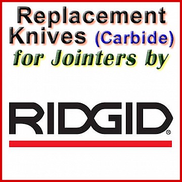 Replacement Blades (Carbide) for Jointers by Ridgid